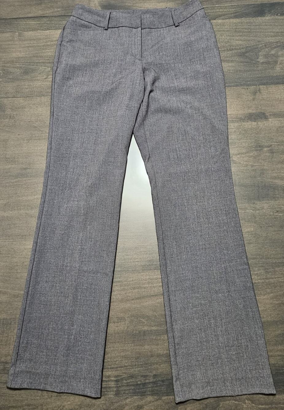 Worthington Curvy Fit Perfect Trousers Dress Pants Womens Size 4 Gray